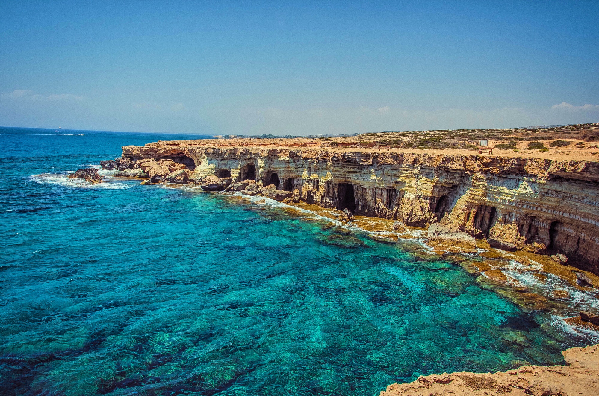 The caves in Cyprus